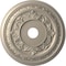 Ekena Millwork Baltimore PVC Medallion (Canopies up to 7 3/4"), 22"OD x 3 1/2"ID x 1"P, Metallic Silver Metallic CMP22BACSV - alternate 1